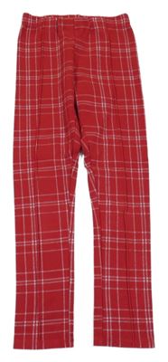 Červeno-bílé kostkované legíny H&M