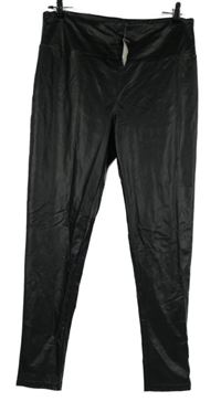 Nové - Dámské černé potažené legíny Primark