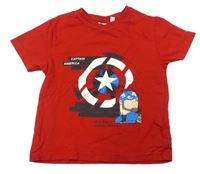 Červené tričko - Captain America Marvel