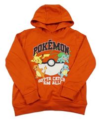 Červená mikina s kapucí - Pokémon 