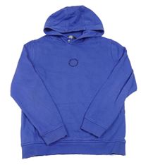 Modrá mikina s nápisem a kapucí George