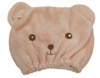 Světlerůžová čepice do sprchy s čumákem 