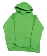 Zelená mikina s kapucí 