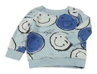 Světlemodrá mikina se smajlky George