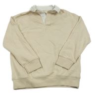 Béžová mikina s límečkem M&S