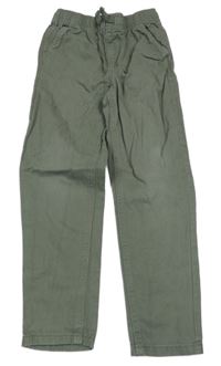Khaki plátěné kalhoty Denim Co.