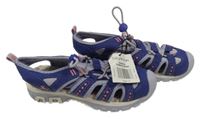 Nové - Lila-tmavomodré outdoorové sandály Lily & Dan vel. 31