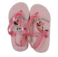 Růžové žabky s Minnie vel. 28