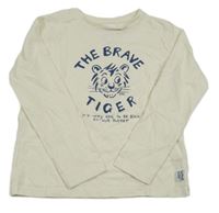 Smetanové triko s tygrem
