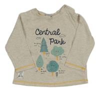 Béžové triko se stromečky Tex 