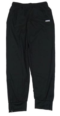 Černé sportovní kalhoty s logem Jako