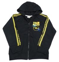 Černá propínací mikina Pokémon s kapucí 