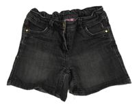 Tmavošedé riflové kraťasy 