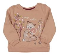 Světlerůžová mikina s medvídkem So Cute