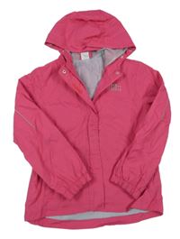 Růžová šusťáková funkční jarní bunda s kapucí Crane