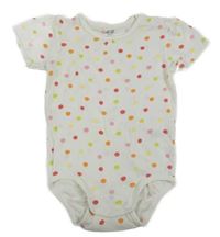 Bílé body s puntíky H&M