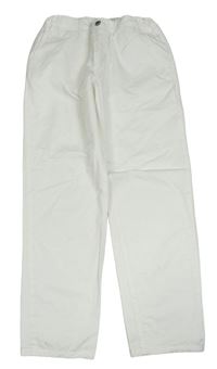 Bílé plátěné kalhoty PRIMIGI