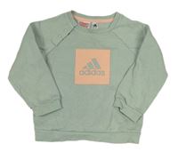 Světleolivová mikina Adidas