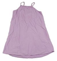 Levandulové krepové letní šaty H&M