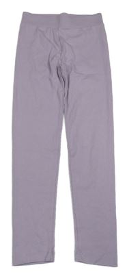 Levandulové žebrované legíny George