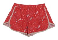 Jahodovo-bílé pyžamové kraťasy s Squishmallows character