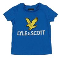Modré tričko s logem LYLE&SCOTT