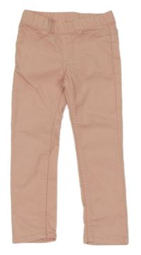 Světlerůžové riflové džegíny H&M
