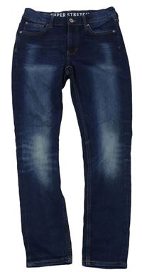 Tmavomodré skinny fit rifle zn. H&M