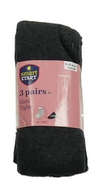 Nové - 3x antracitové punčocháče Smart Start