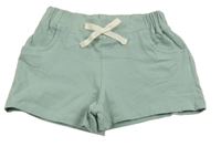 Světlezelené bavlněné kraťasy