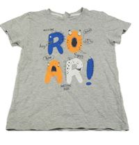 Šedé melírované tričko s příšerkami Kiki&Koko