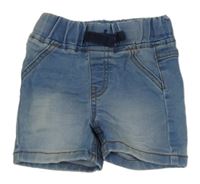 Modré teplákové riflové kraťasy Topomini