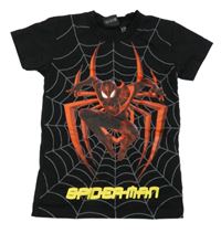 Černé tričko se Spidermanem