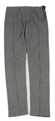 Černo-bílé vzorované tregíny H&M