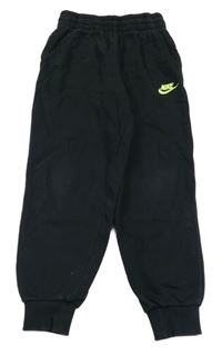 Černé tepláky s logem Nike