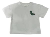 Bílé tričko s dinem 