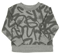 Šedá vzorovaná mikina H&M