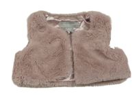 Lila kožešinová podšitá vesta Primark