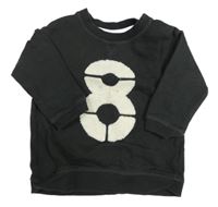 Antracitová mikina s číslem H&M