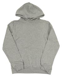 Šedá melírovaná mikina s kapucí H&M