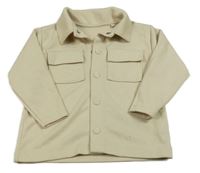 Béžová košilová propínací mikina George