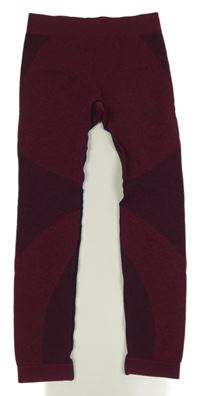 Vínovo-tmavomodré funkční kalhoty Lupilu