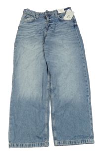 Nové - Světlemodré široké rifle H&M