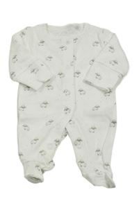 Bílý overal s ovečkami Next