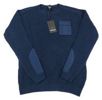 Nové - Tmavomodrý svetr Firetrap