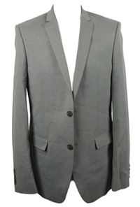 Pánské šedé sako River Island vel. 42L