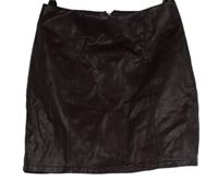 Dámská vínová koženková sukně Dorothy Perkins 