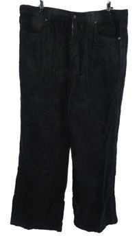 Nové - Dámské černé manšestrové kalhoty Don´t Think Twice 