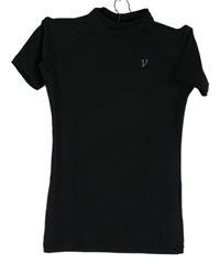 Dámské černé sportovní funčkní tričko 