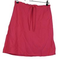 Dámská fuchsiová lněná sukně H&M